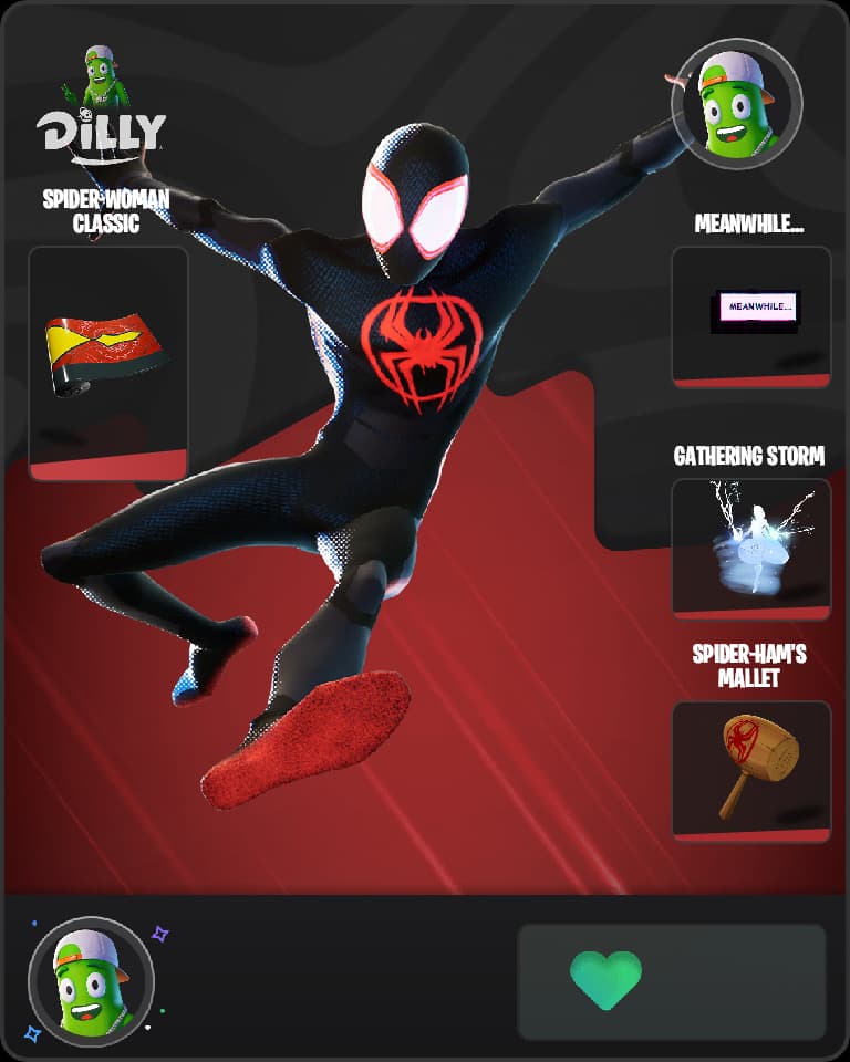 Spider-Man (Miles Morales) Fortnite skin combo