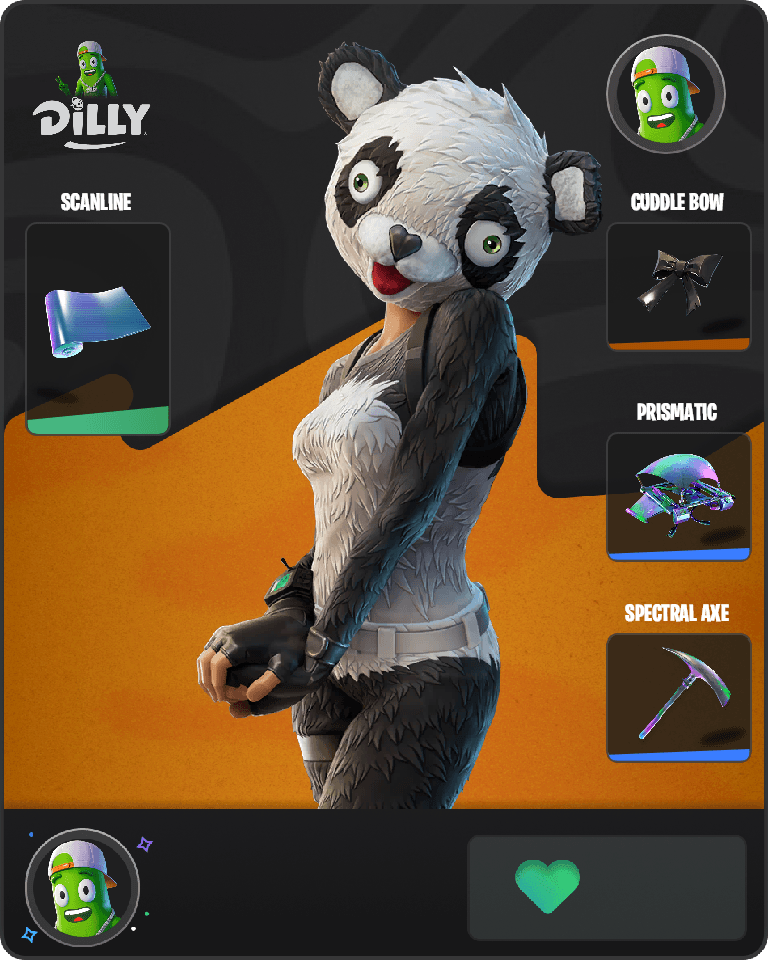 P.A.N.D.A Team Leader Fortnite combo