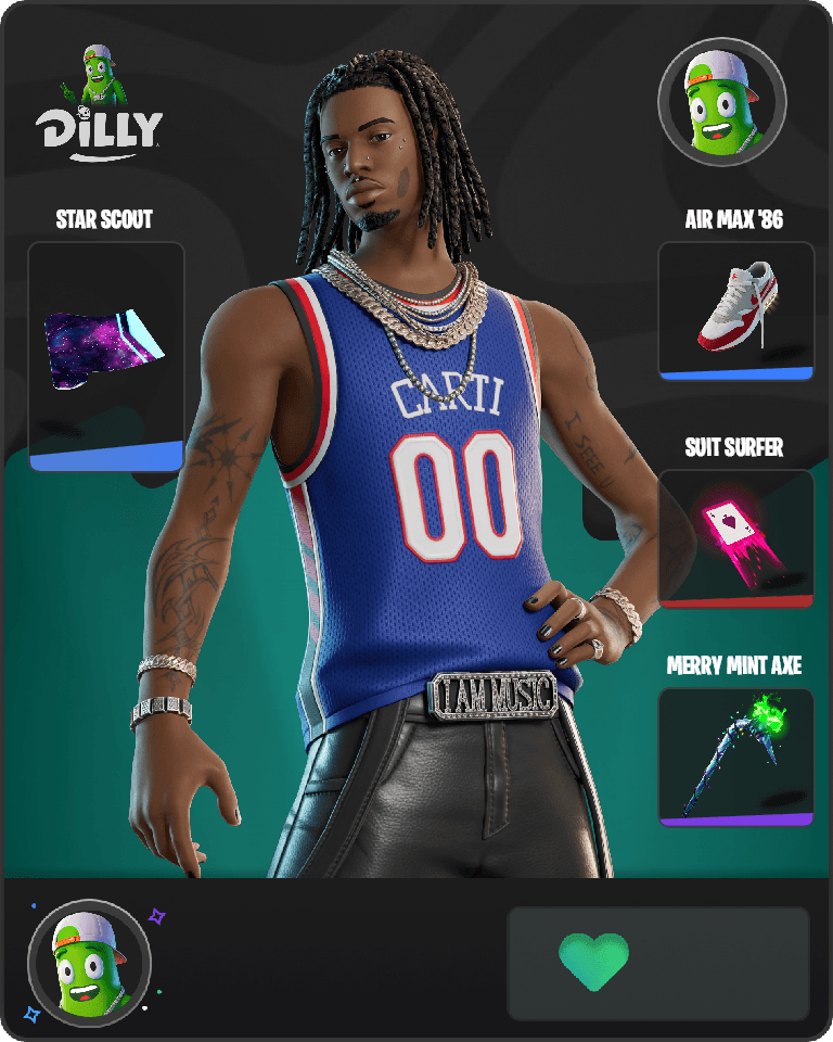 Playboi Carti Fortnite combo