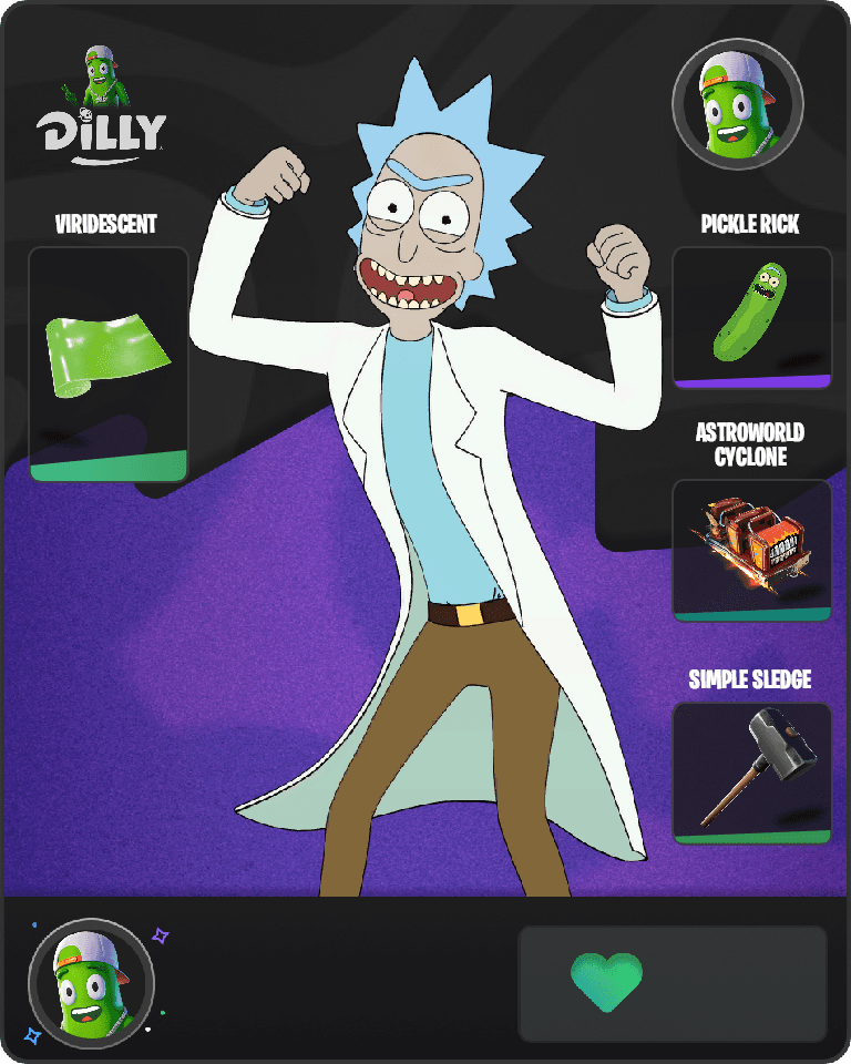 Rick Sanchez Fortnite combo