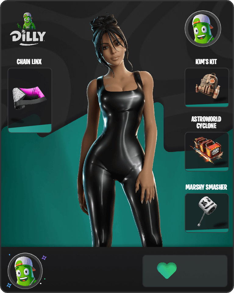 Iconic Kim Kardashian Fortnite combo