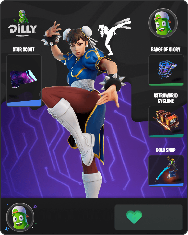 Chun-Li Fortnite combo