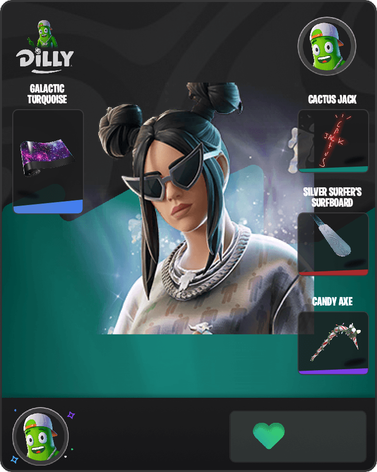 Platinum Billie Eilish Fortnite combo