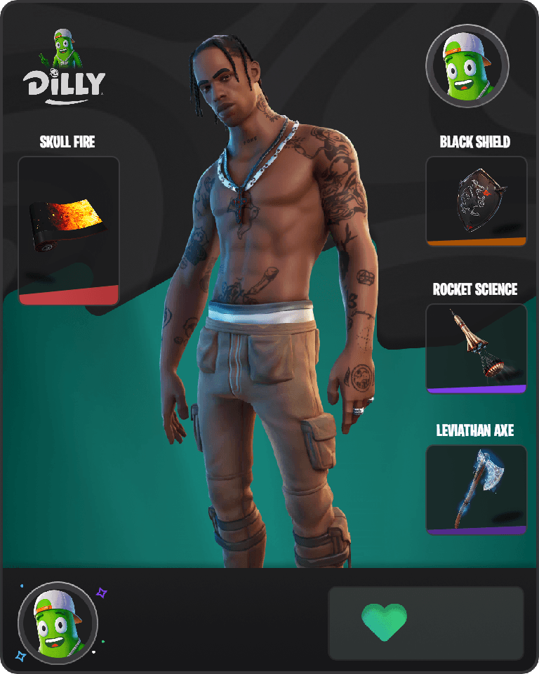 Travis Scott Fortnite combo