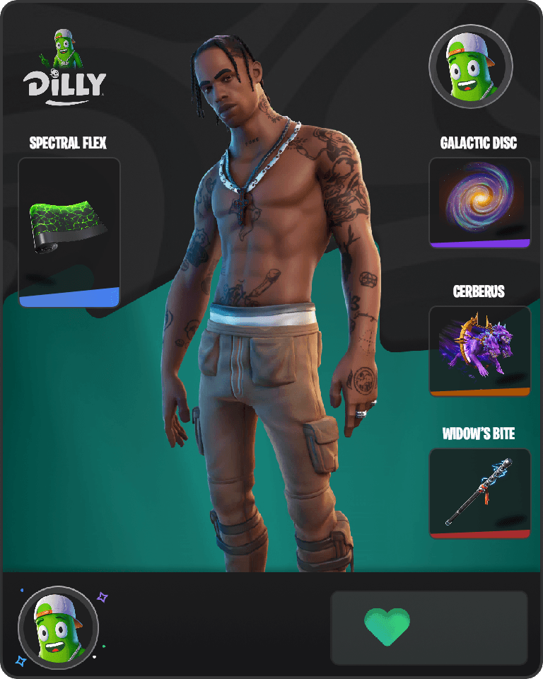 Travis Scott Fortnite combo