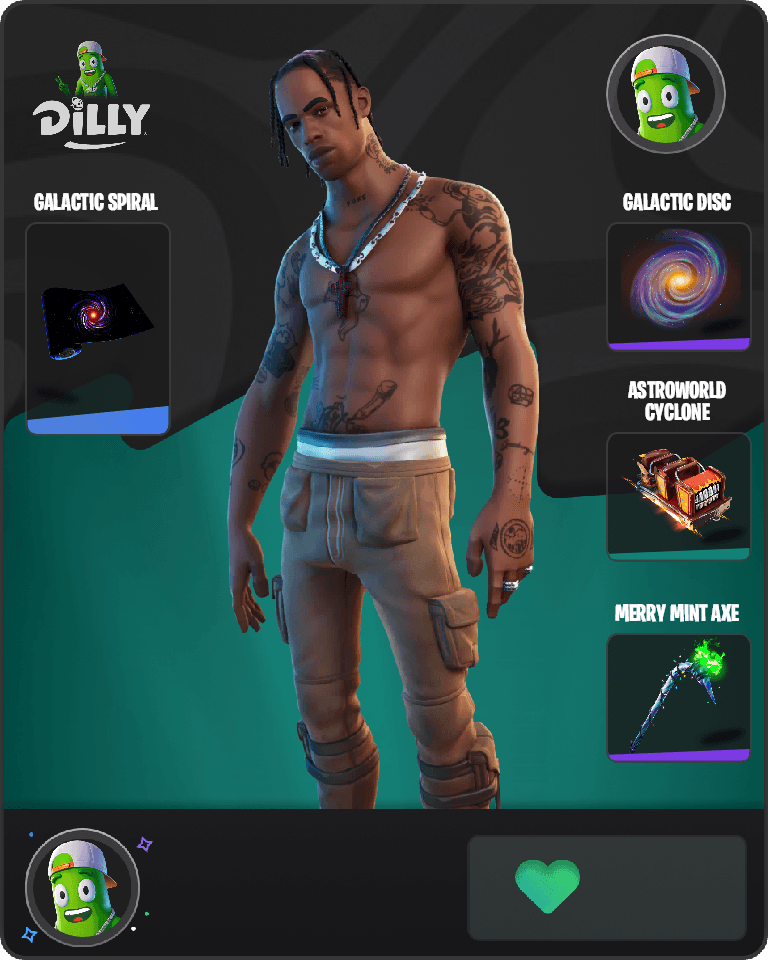Travis Scott Fortnite combo