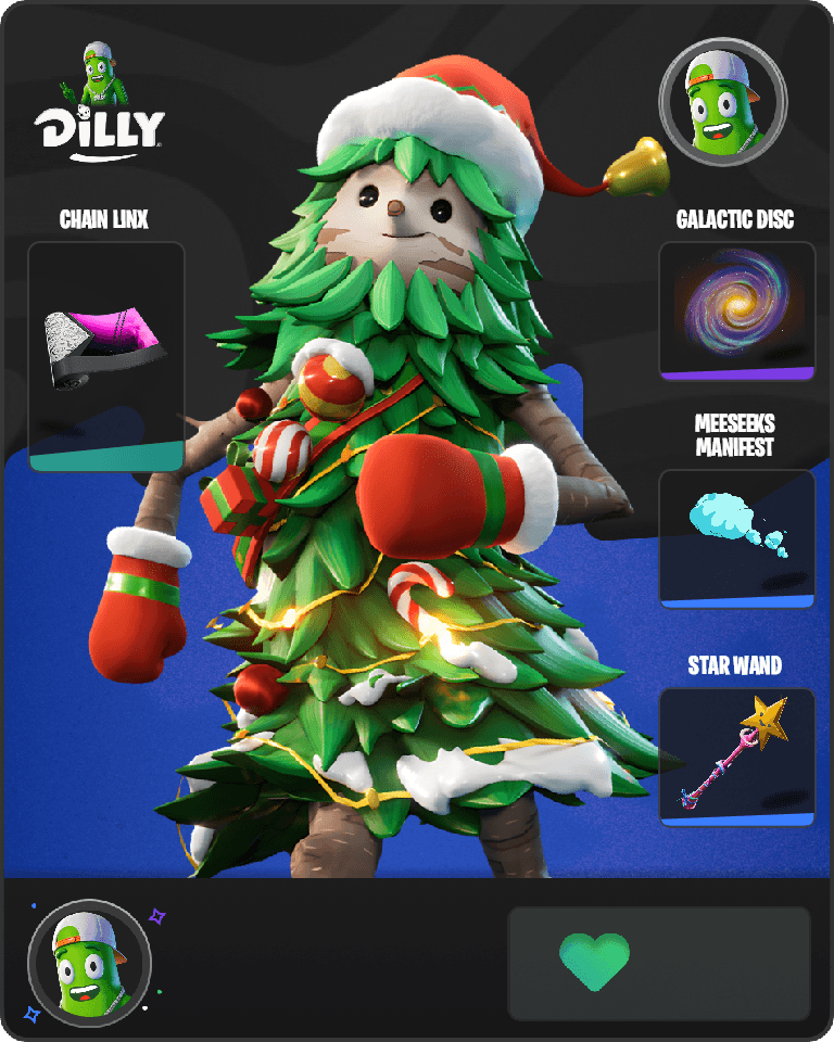 Winterfest Bushranger Fortnite combo