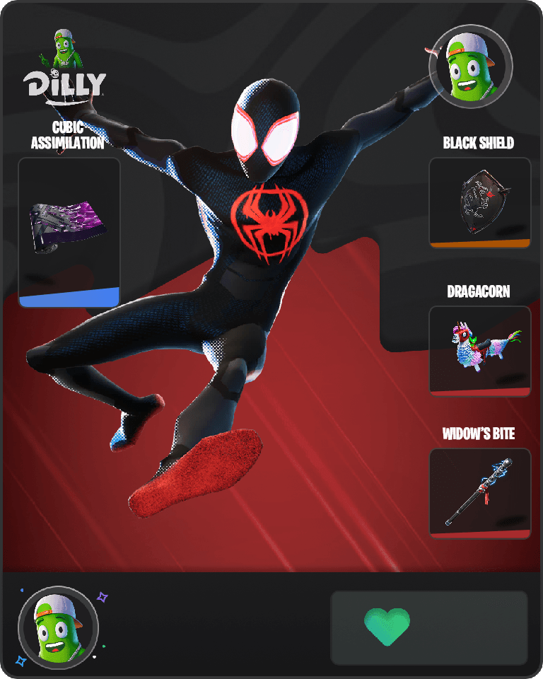 Spider-Man (Miles Morales) Fortnite combo