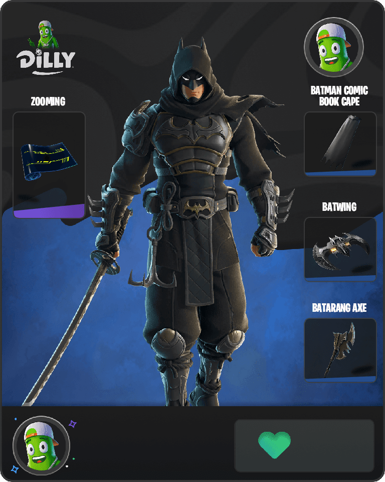 Ninja Knight Batman Fortnite combo