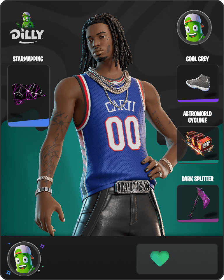 Playboi Carti Fortnite combo
