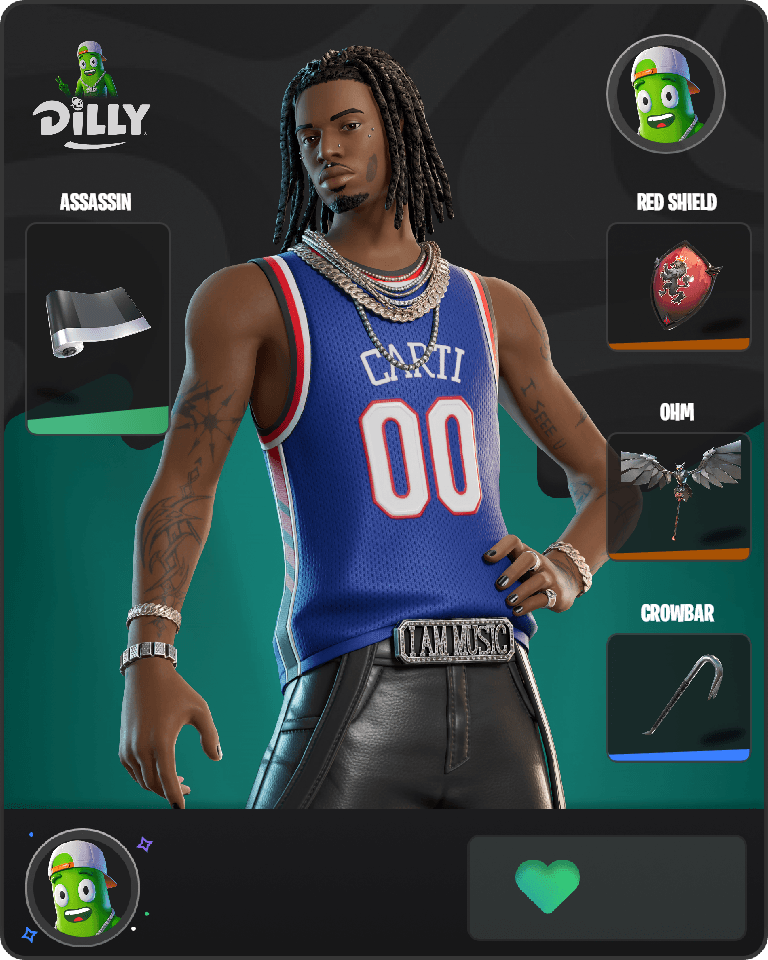 Playboi Carti Fortnite combo