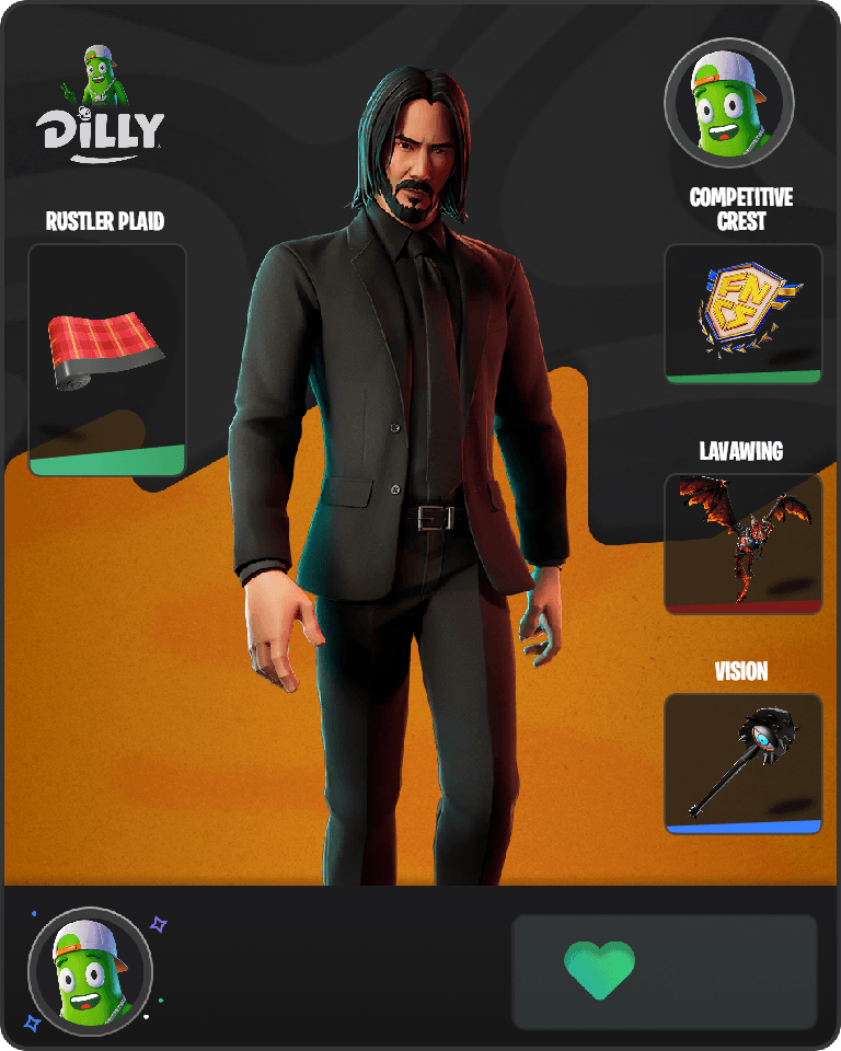 John Wick Fortnite combo