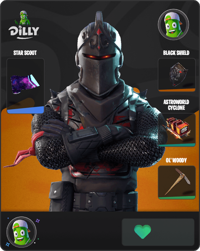 Black Knight Fortnite combo