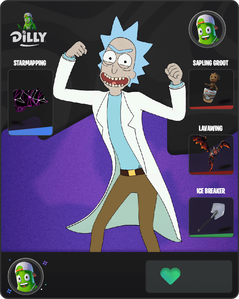 Rick Sanchez Fortnite combo