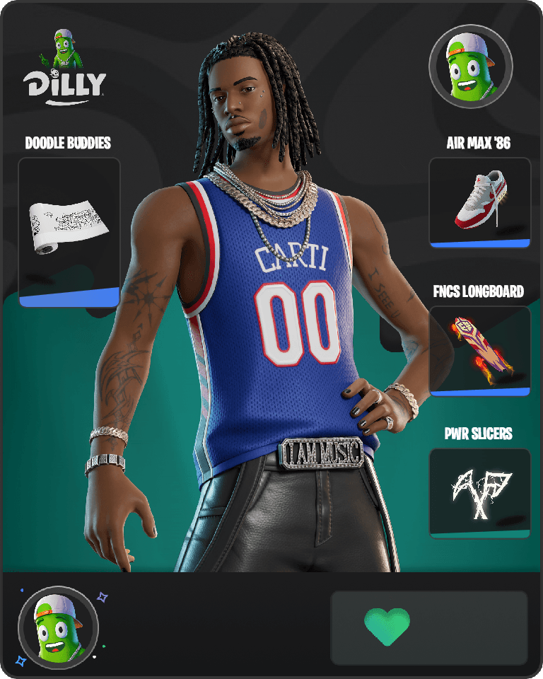 Playboi Carti Fortnite combo
