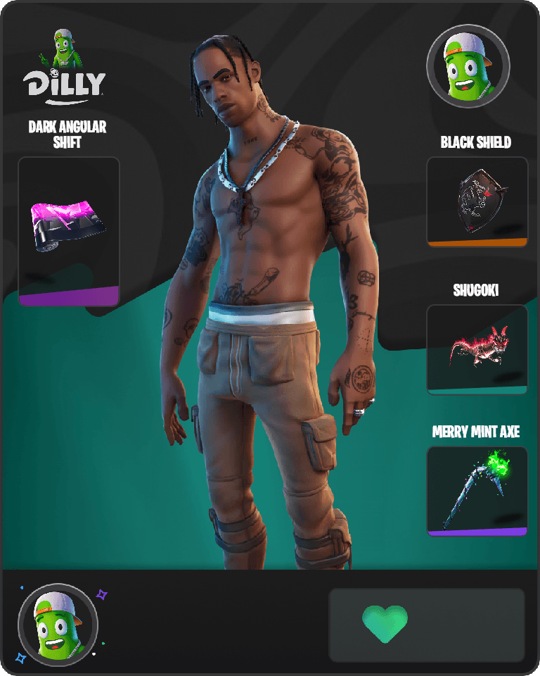 Travis Scott Fortnite combo