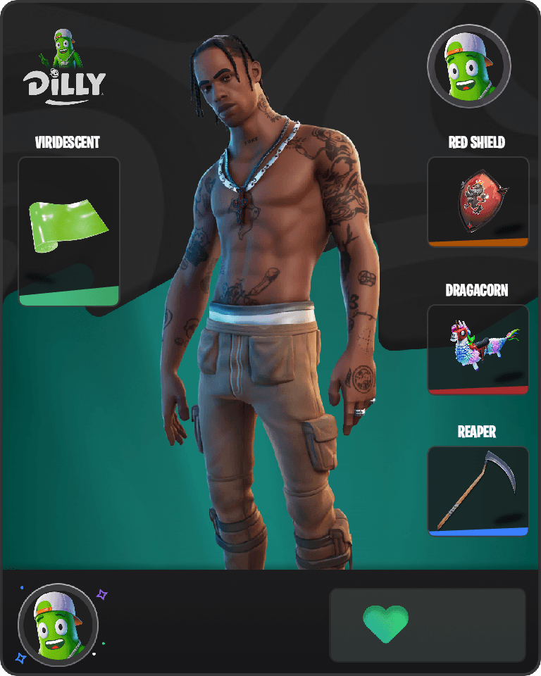 Travis Scott Fortnite combo