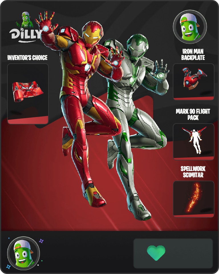 Iron Man Fortnite combo