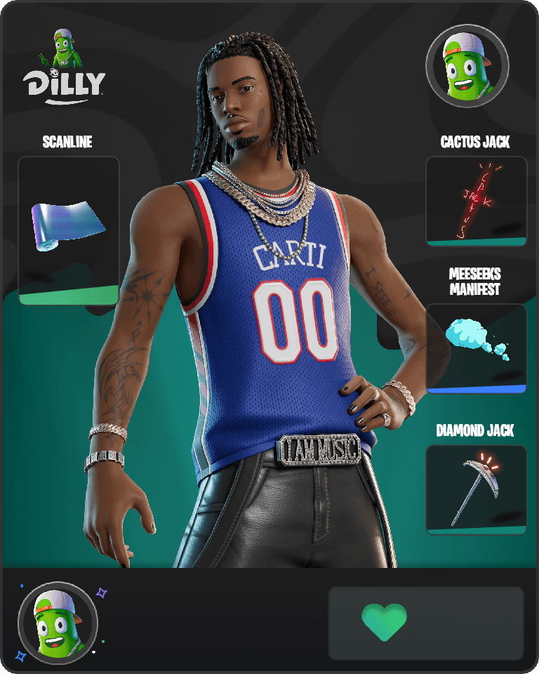 Playboi Carti Fortnite combo
