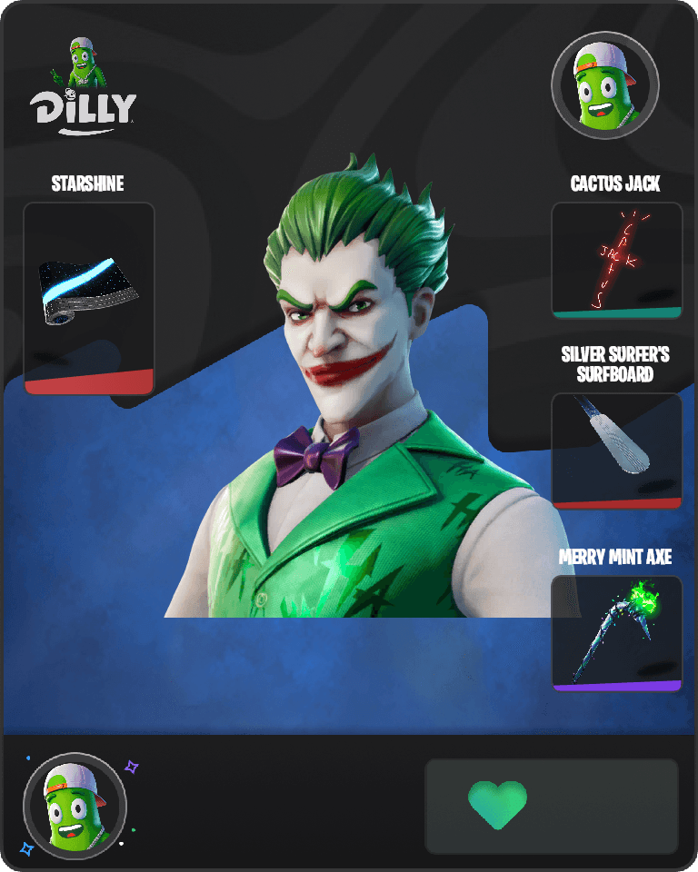 The Joker Fortnite combo