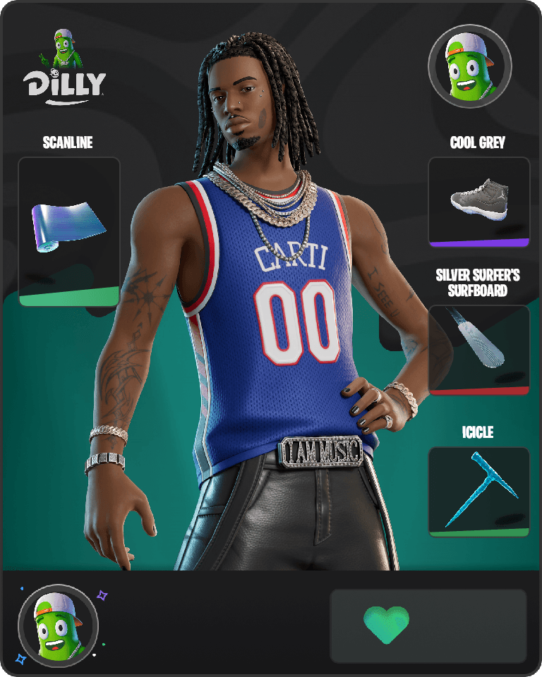 Playboi Carti Fortnite combo