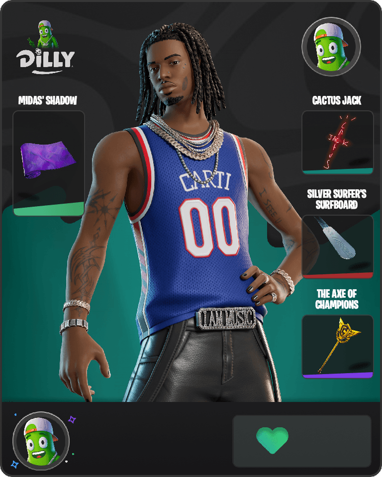 Playboi Carti Fortnite combo