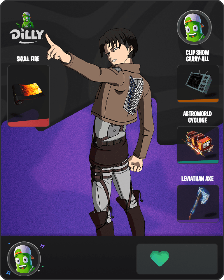 Captain Levi Fortnite combo