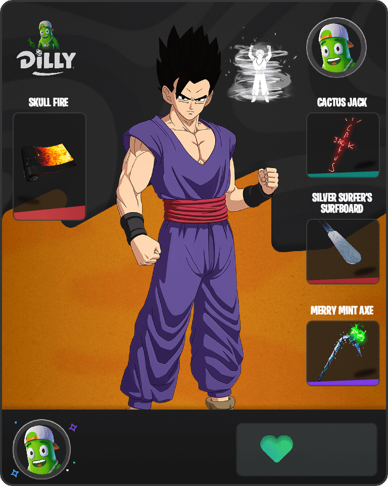 Son Gohan Fortnite combo
