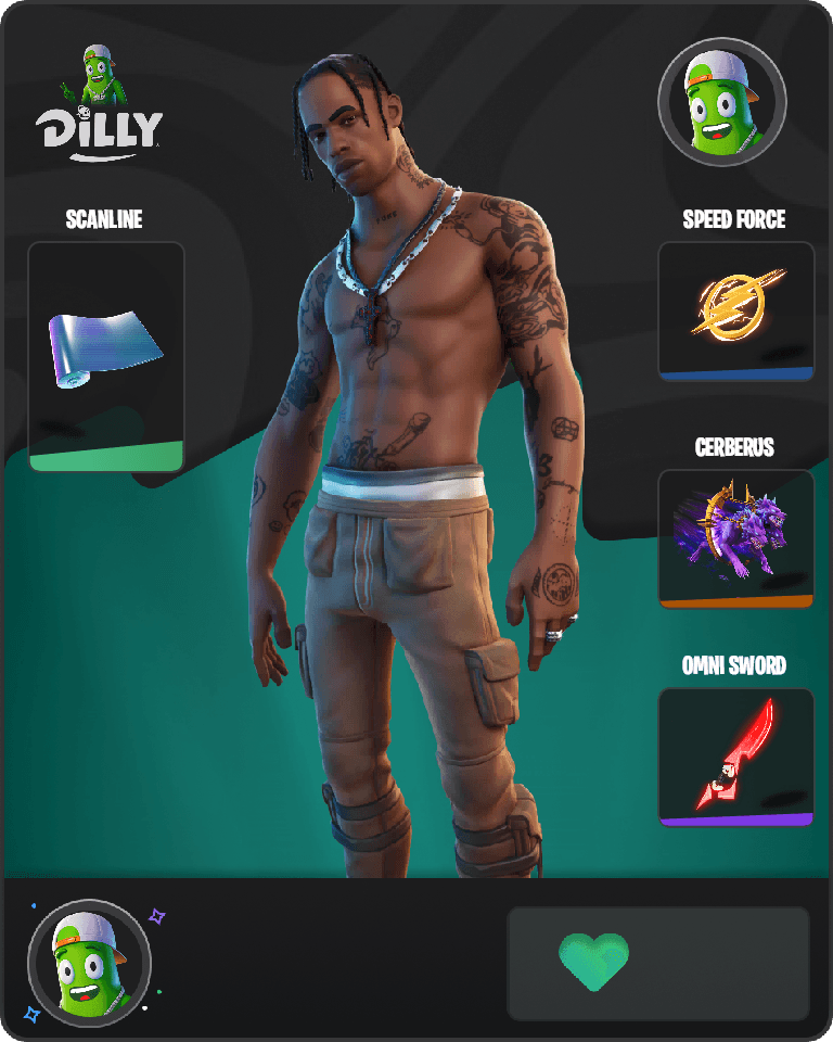 Travis Scott Fortnite combo