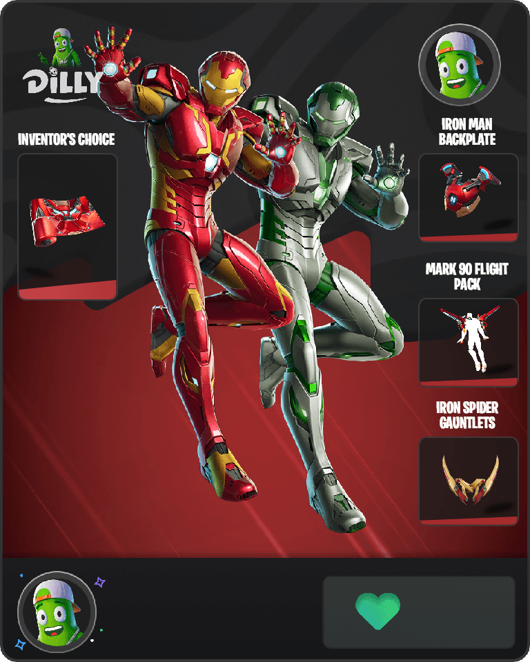 Iron Man Fortnite combo