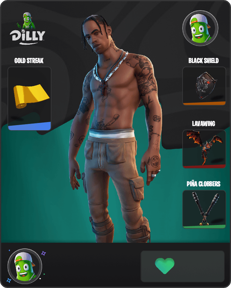 Travis Scott Fortnite combo