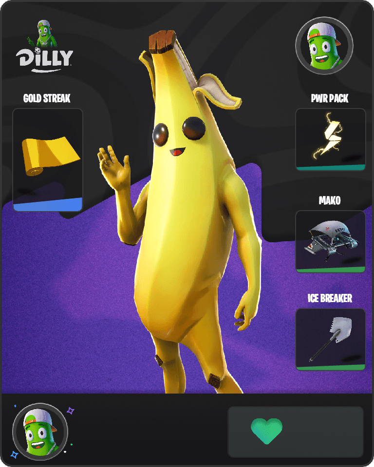 Peely Fortnite combo