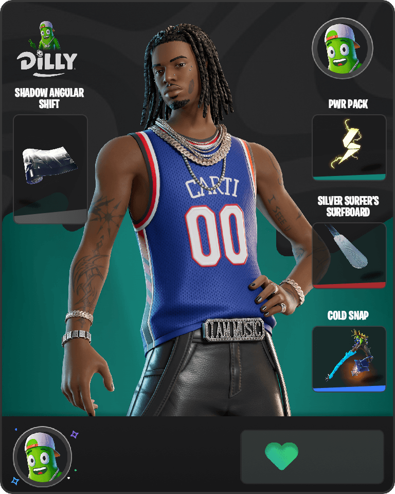 Playboi Carti Fortnite combo