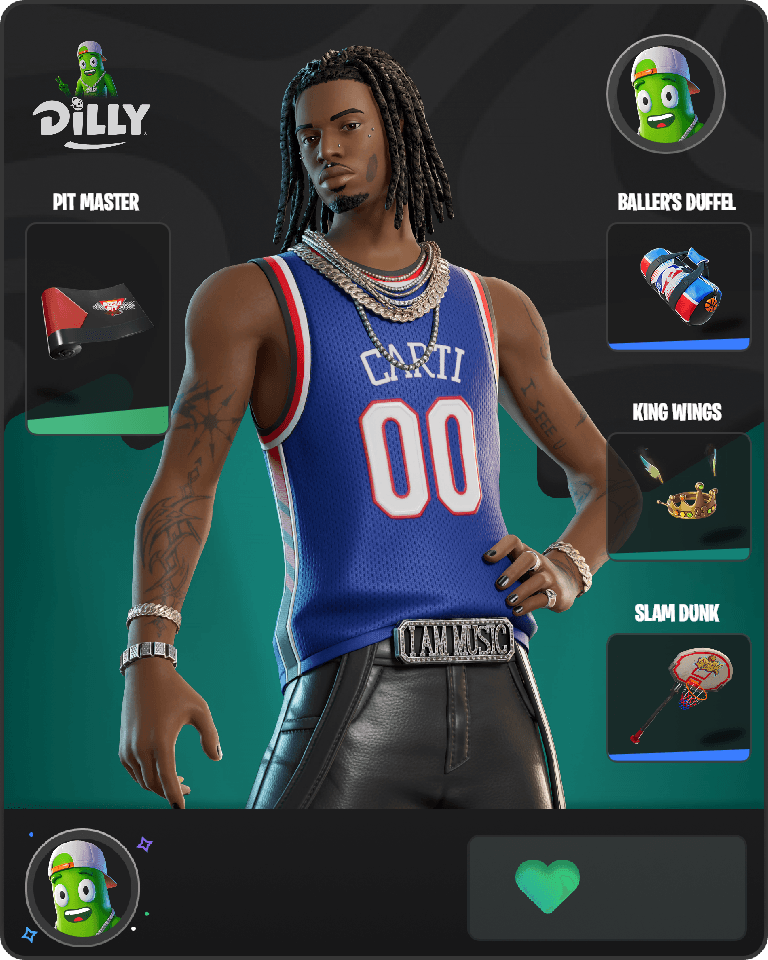 Playboi Carti Fortnite combo