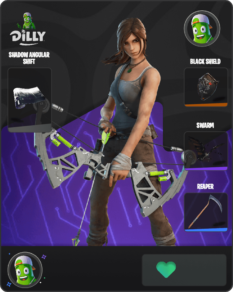Lara Croft Fortnite combo