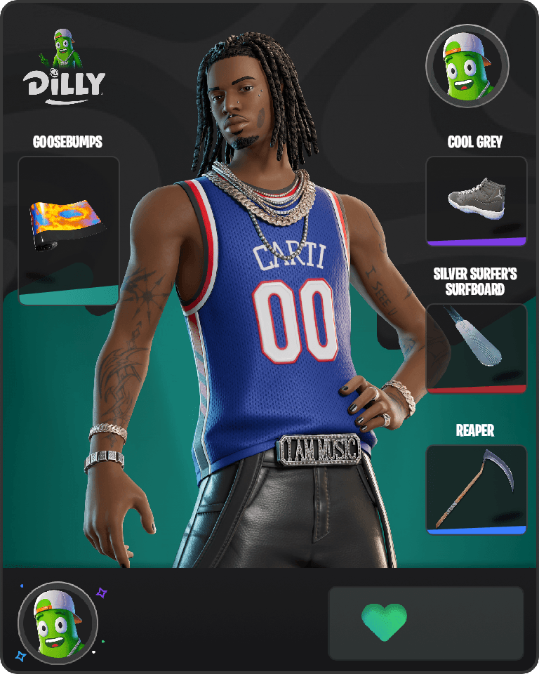 Playboi Carti Fortnite combo