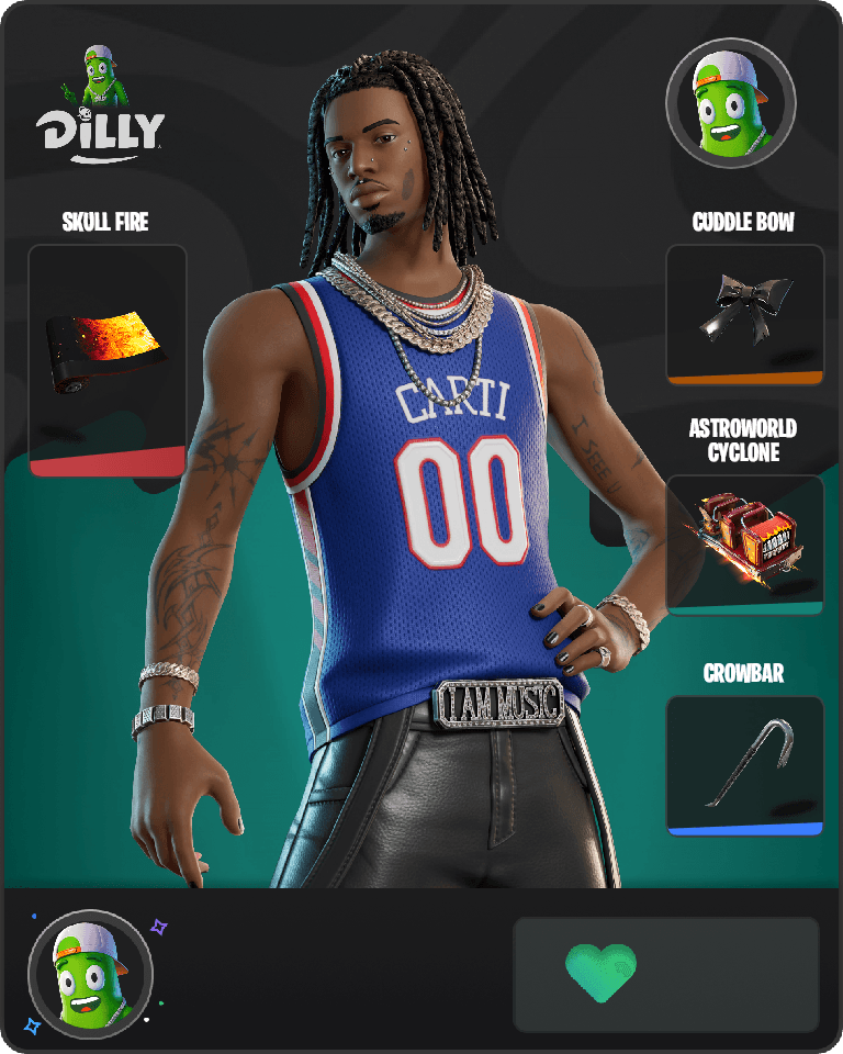 Playboi Carti Fortnite combo