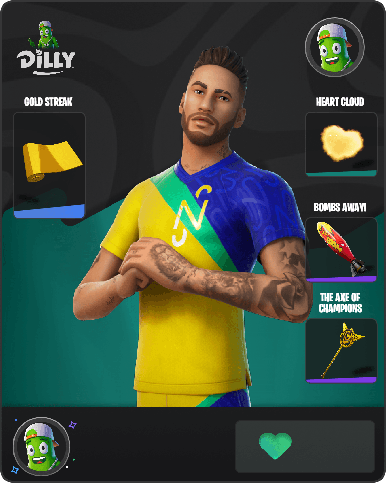 Neymar Jr Fortnite combo
