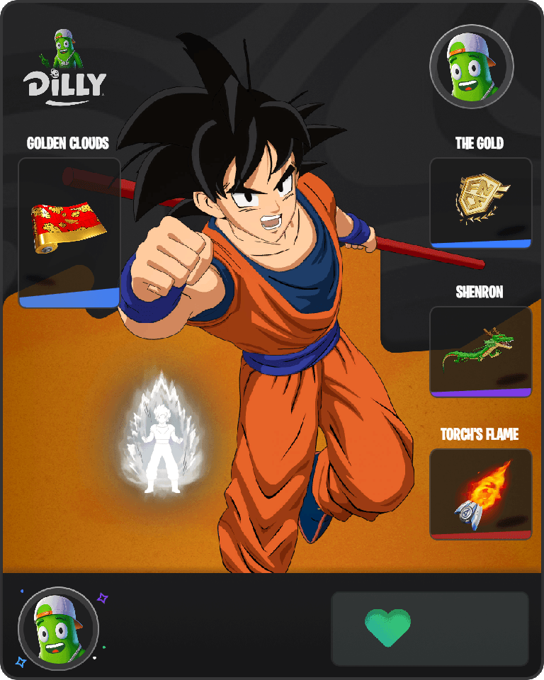 Son Goku Fortnite combo