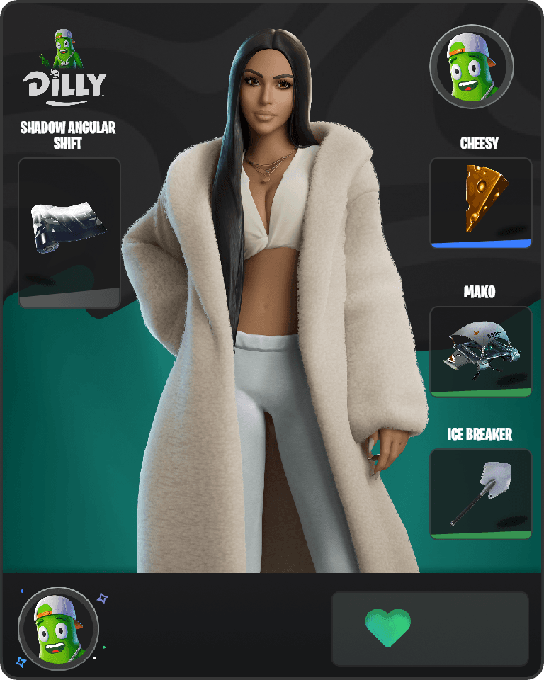 Kim Kardashian Fortnite combo