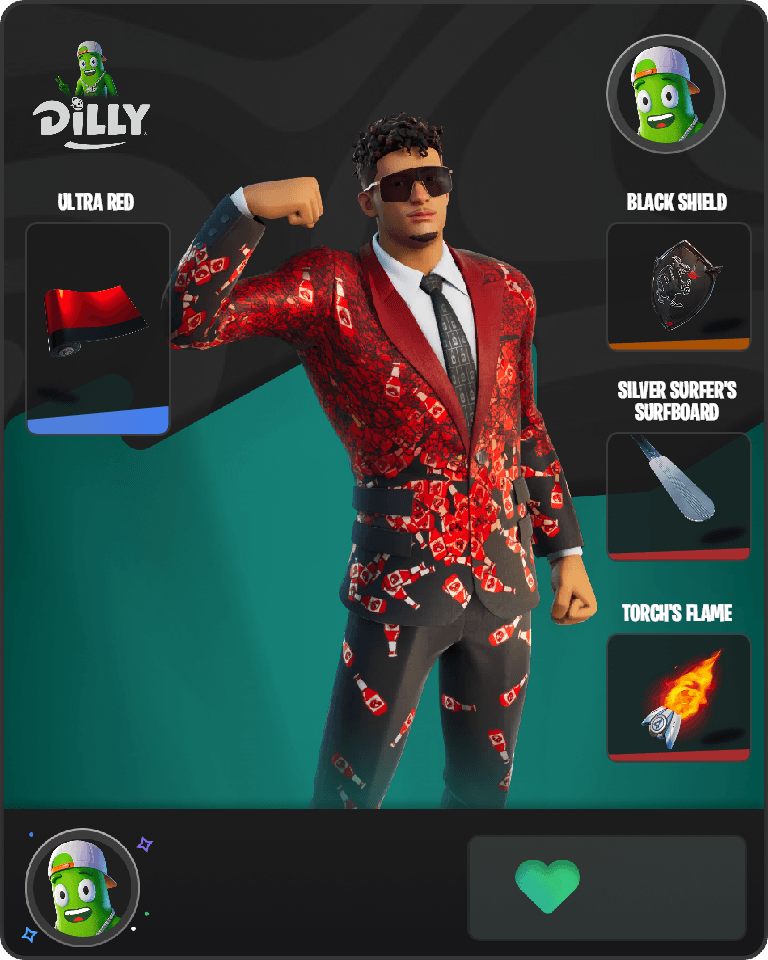 Mahomes Saucy Style Fortnite combo