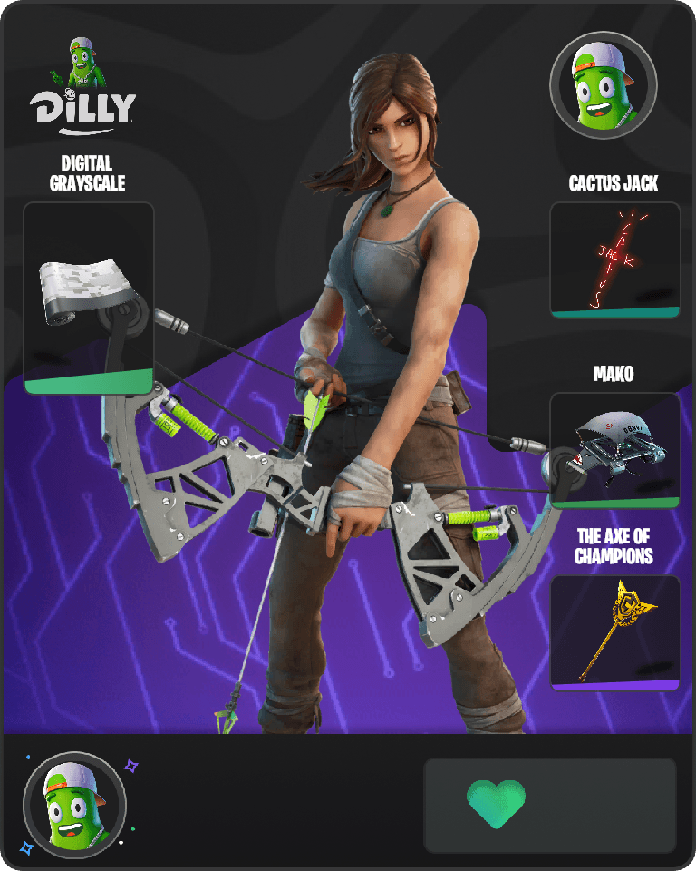Lara Croft Fortnite combo