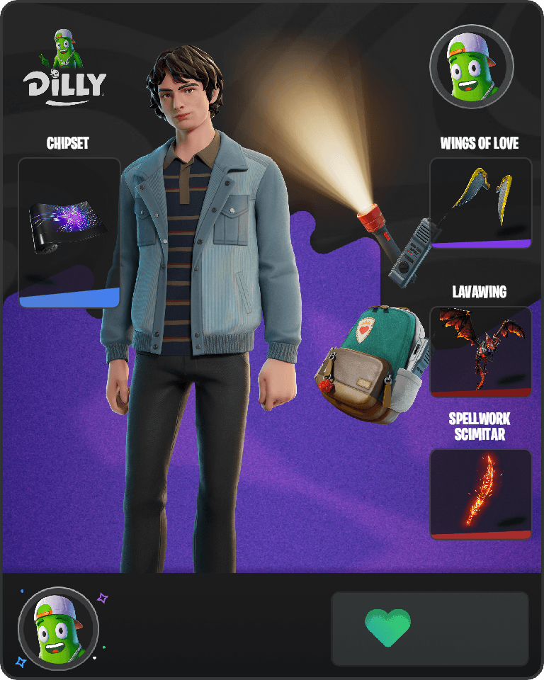 Mike Wheeler Fortnite combo