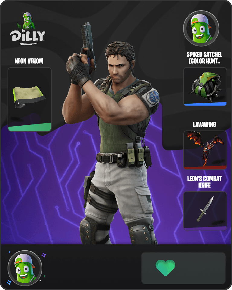 Chris Redfield Fortnite combo