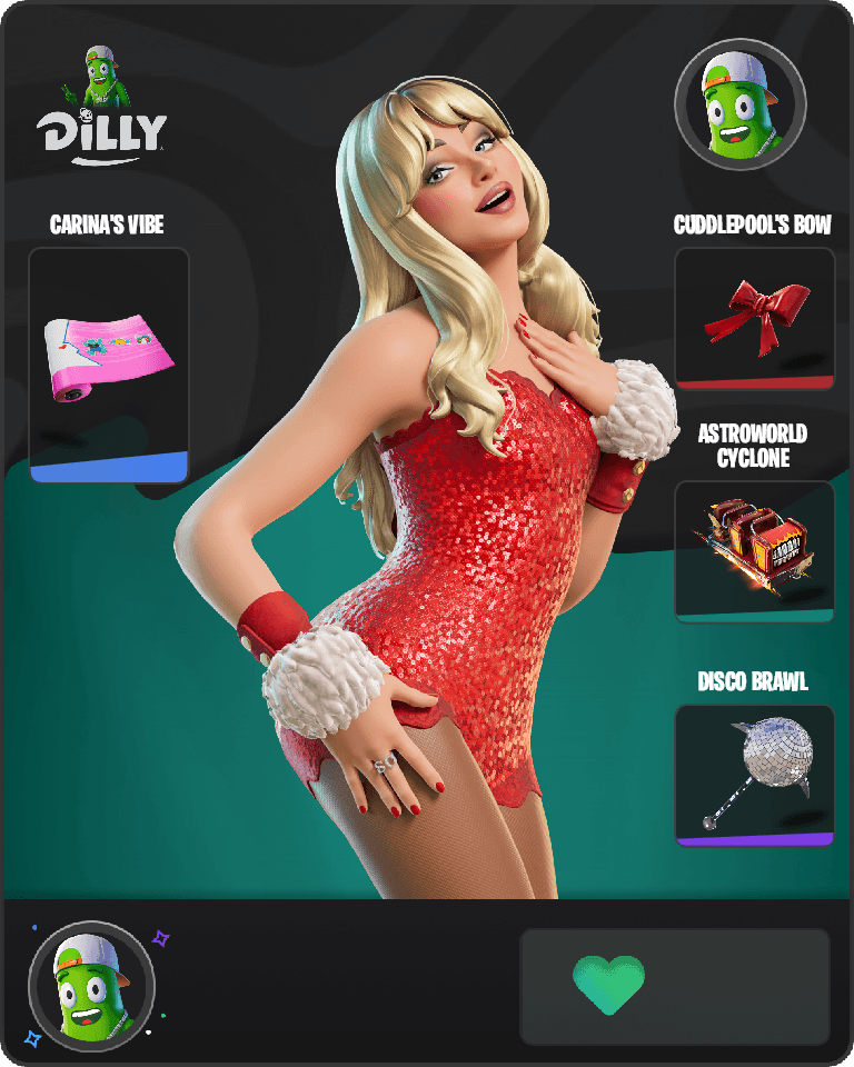 Santa 'Brina Fortnite combo