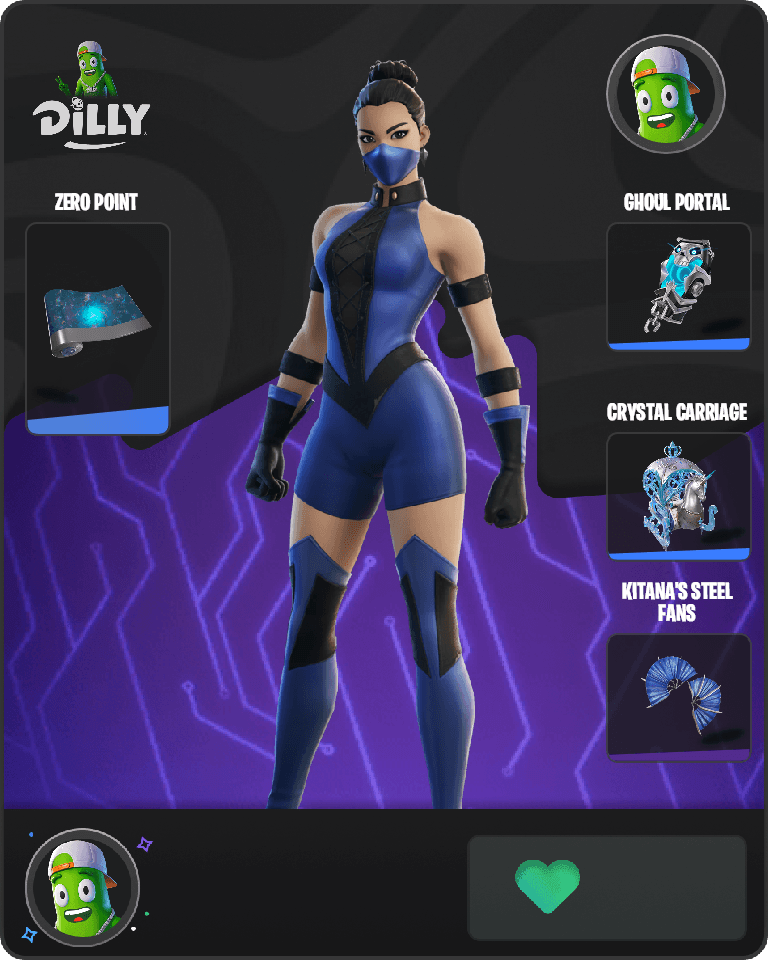 Kitana (MK3) Fortnite combo