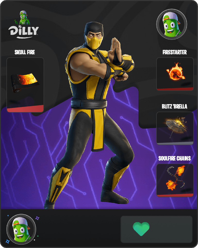 Scorpion (MK3) Fortnite combo