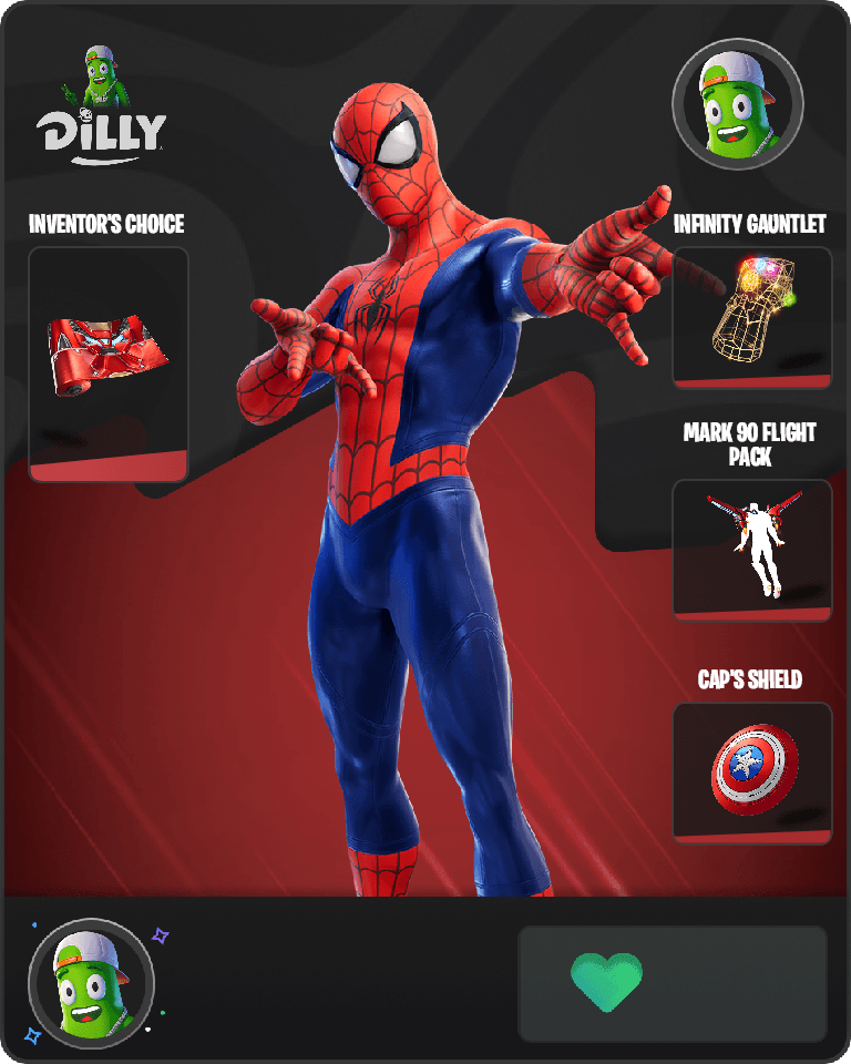Spider-Man Fortnite combo