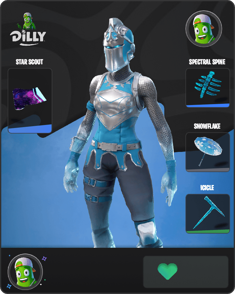 Frozen Red Knight Fortnite combo