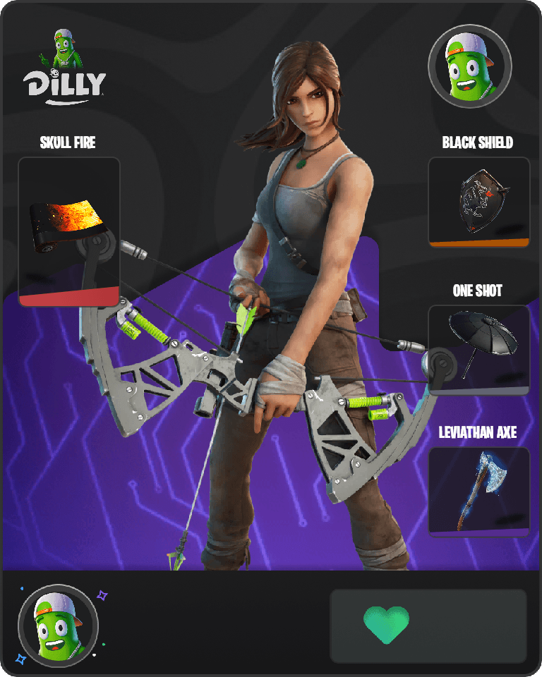 Lara Croft Fortnite combo